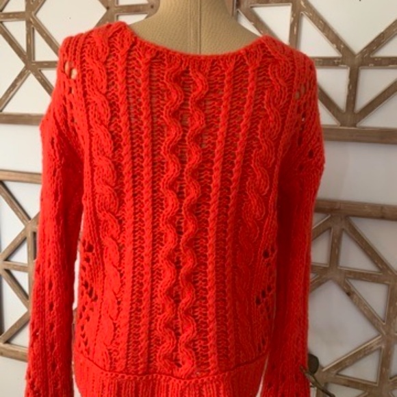 Red Free People Sweater - Picture 2 of 4
